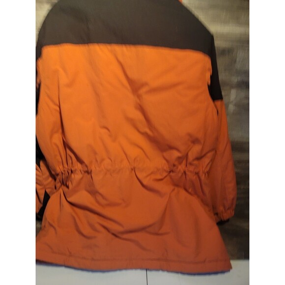 L L Bean Womens Orange/Black Ski Jacket Coat Parka Thinsulate Size Large - Picture 2 of 10